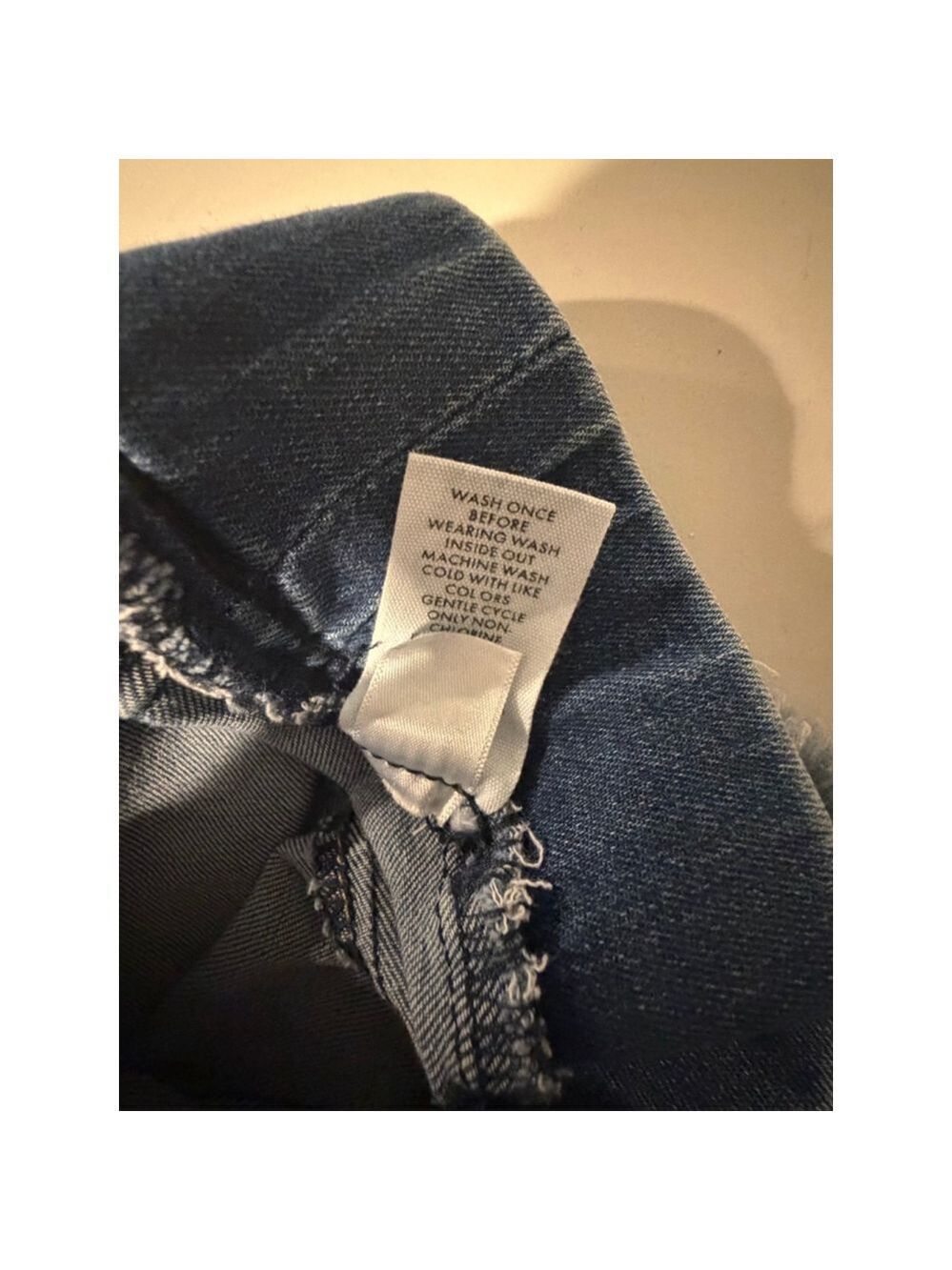 A Beautiful Soul Blue Denim Pleated Mini Skirt Size 1X - Picture 9 of 9